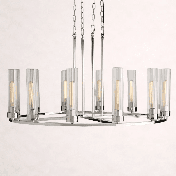Andreas Round Chandelier - Zelno Lighting