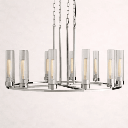 Andreas Round Chandelier - Zelno Lighting