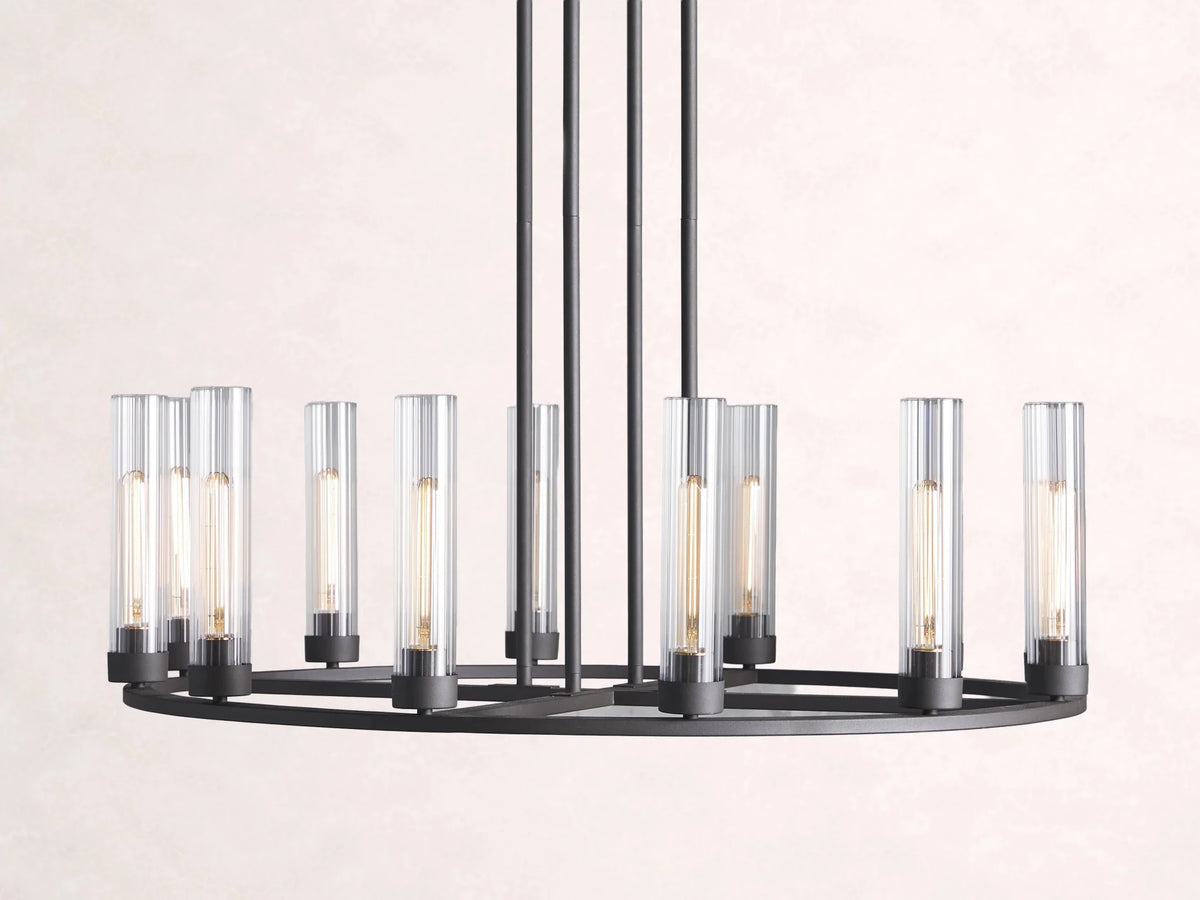 Andreas Round Chandelier - Zelno Lighting