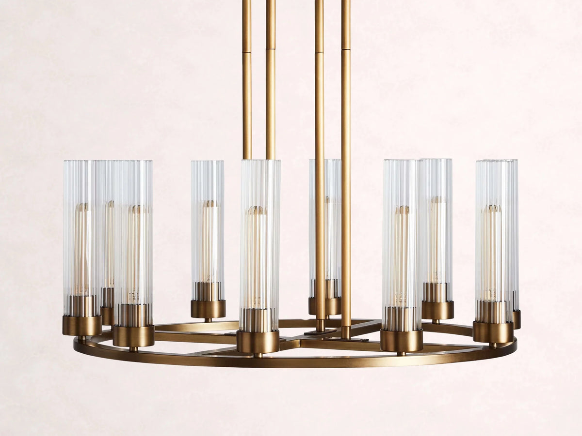 Andreas Round Chandelier - Zelno Lighting
