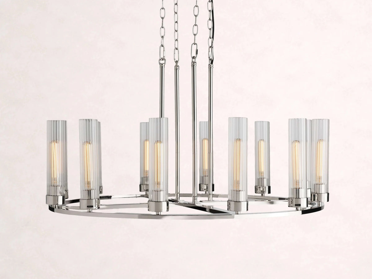 Andreas Round Chandelier - Zelno Lighting