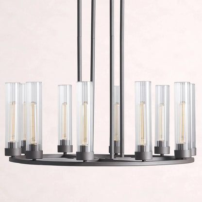 Andreas Round Chandelier - Zelno Lighting