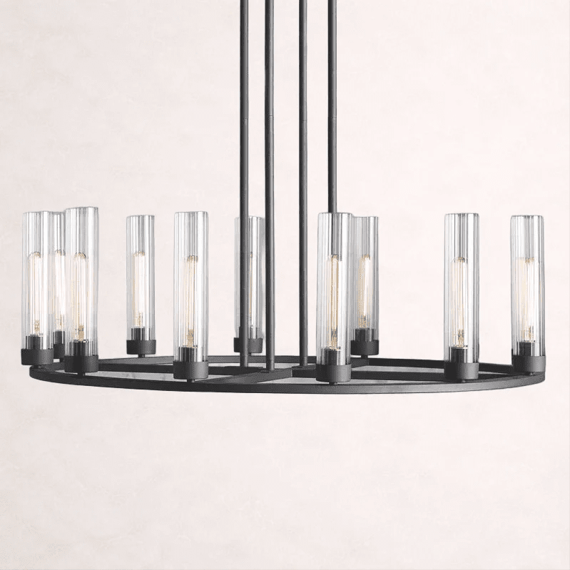 Andreas Round Chandelier - Zelno Lighting