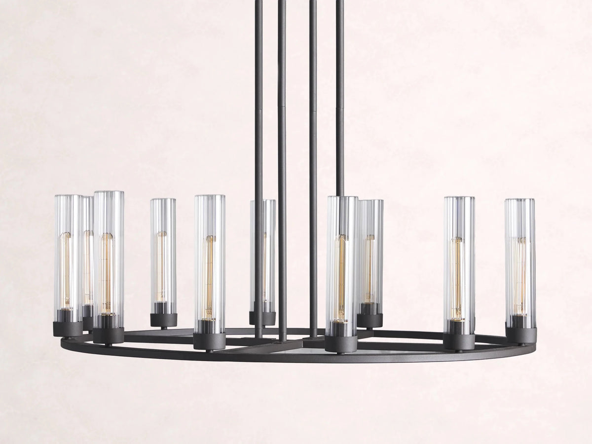 Andreas Round Chandelier - Zelno Lighting