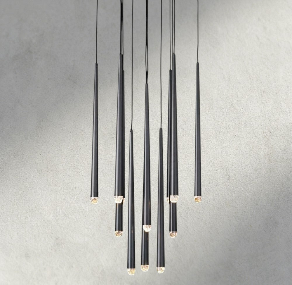 Aquitaines Round Chandelier 18", 24", 30", 48" - Zelno Lighting