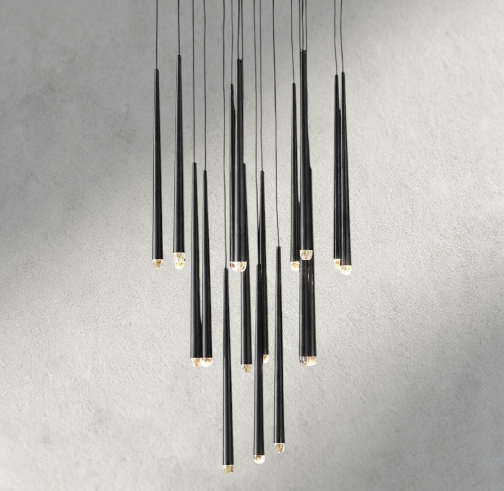 Aquitaines Round Chandelier 18", 24", 30", 48" - Zelno Lighting