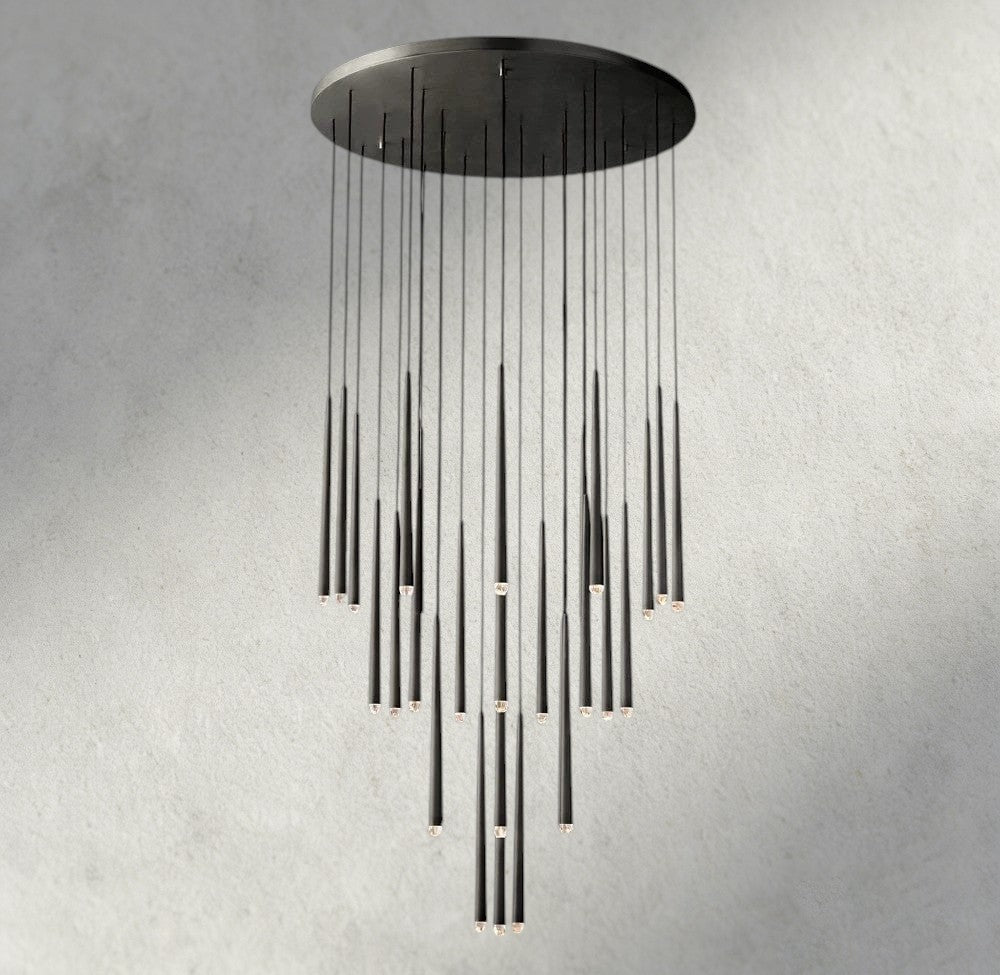 Aquitaines Round Chandelier 18", 24", 30", 48" - Zelno Lighting