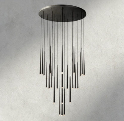 Aquitaines Round Chandelier 18", 24", 30", 48" - Zelno Lighting