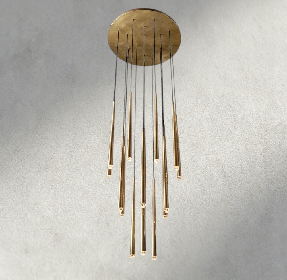Aquitaines Round Chandelier 18", 24", 30", 48" - Zelno Lighting
