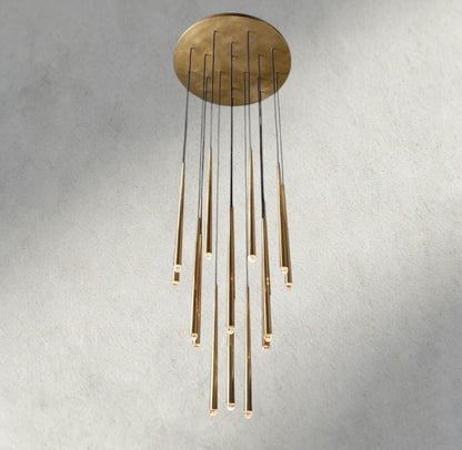 Aquitaines Round Chandelier 18", 24", 30", 48" - Zelno Lighting