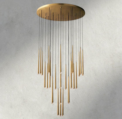 Aquitaines Round Chandelier 18", 24", 30", 48" - Zelno Lighting
