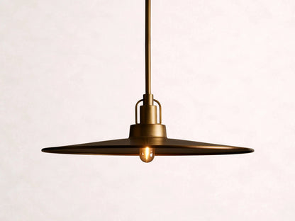 Argent Opal Glass Dome Pendant 14'' 24''D - Zelno Lighting