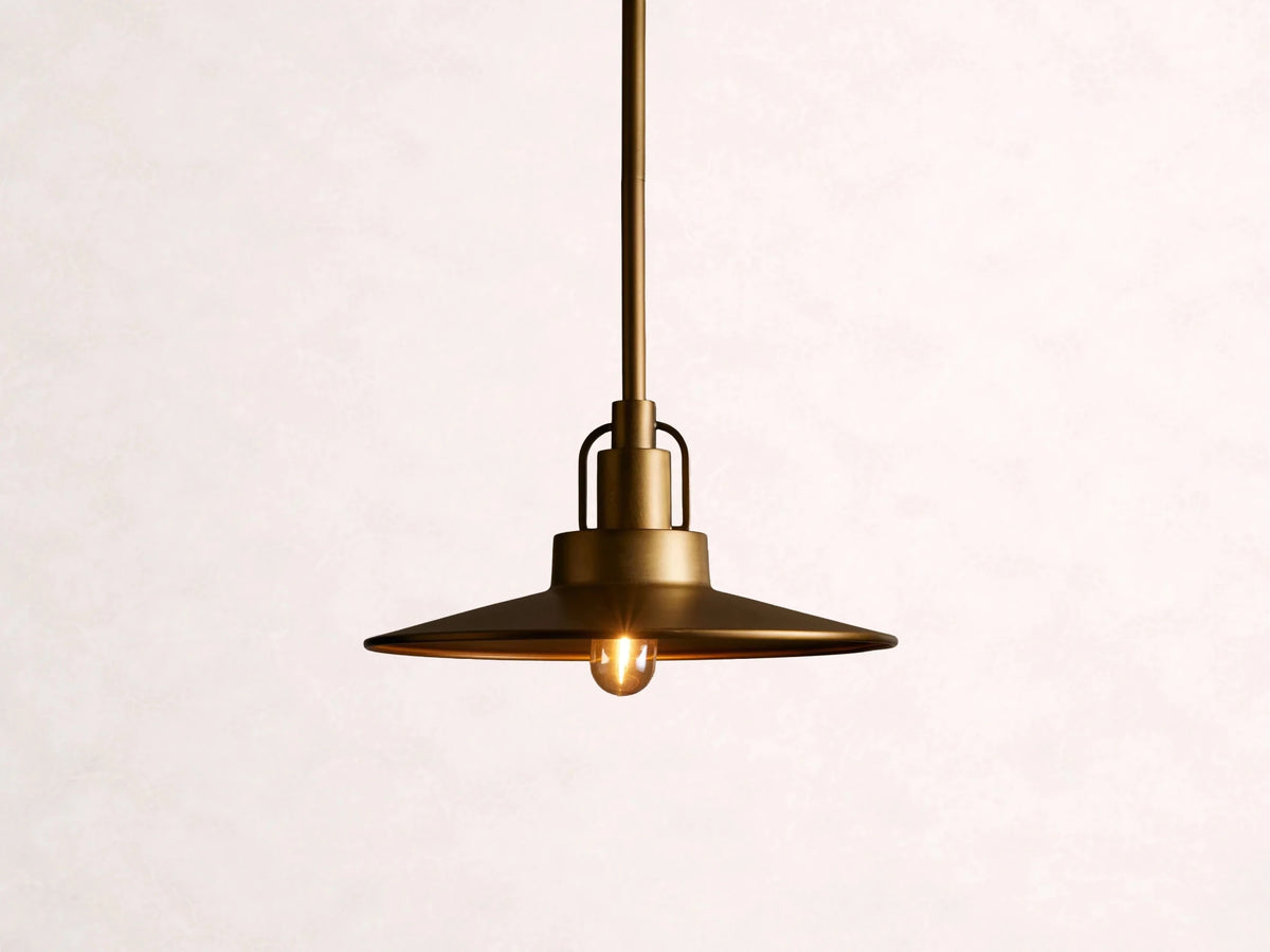 Argent Opal Glass Dome Pendant 14'' 24''D - Zelno Lighting