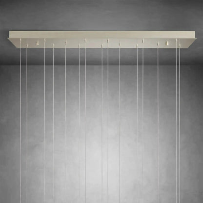 Arica Rectangular Chandelier - Zelno Lighting