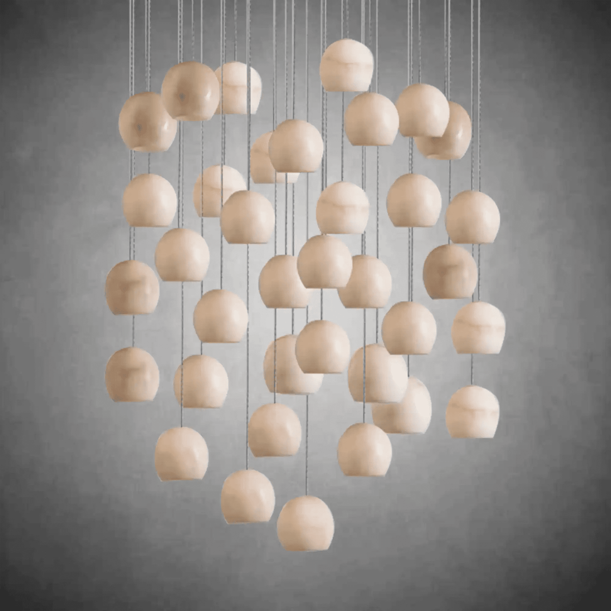Arica Round Chandelier - Zelno Lighting