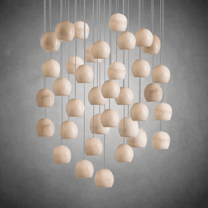 Arica Round Chandelier - Zelno Lighting