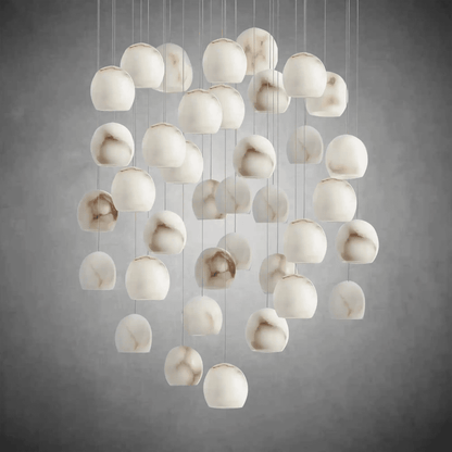 Arica Round Chandelier - Zelno Lighting