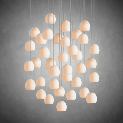Arica Round Chandelier - Zelno Lighting