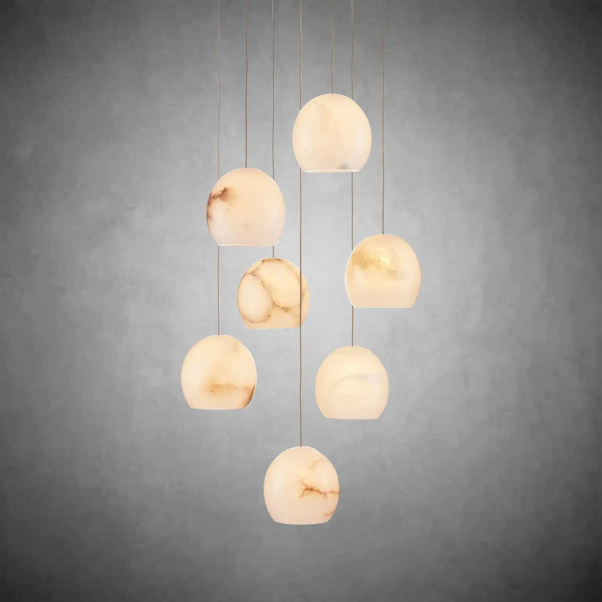 Arica Round Chandelier - Zelno Lighting