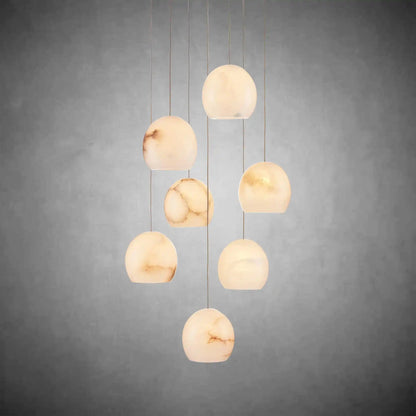 Arica Round Chandelier - Zelno Lighting