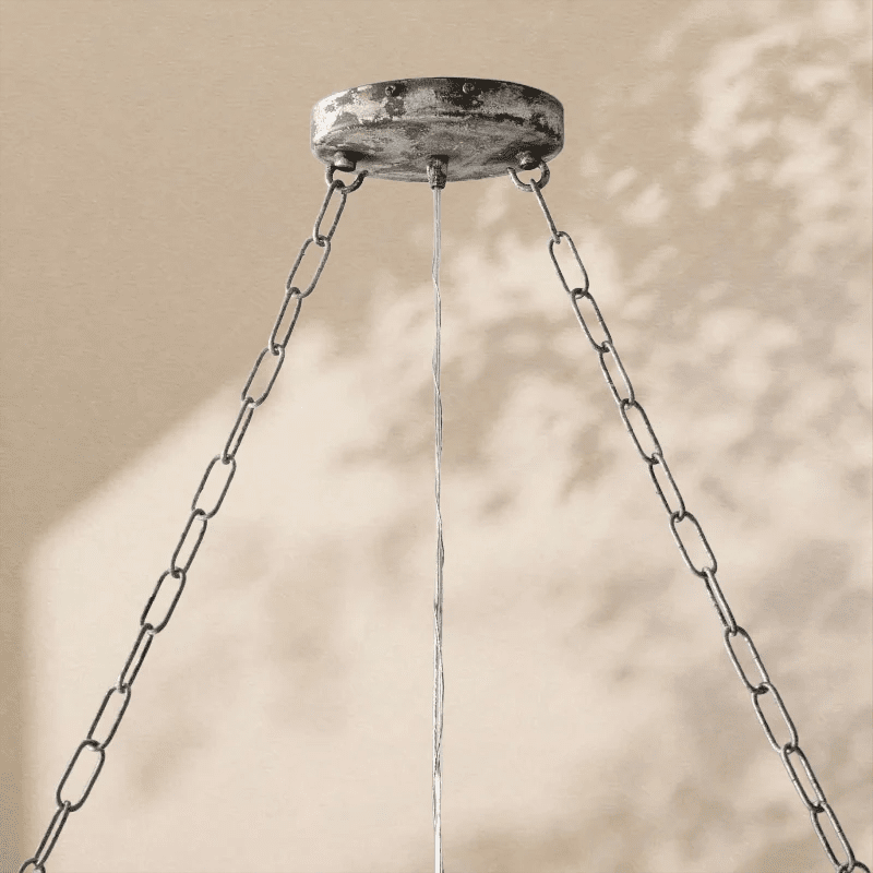 Aubrey Crystal Ball Rectangular Chandelier 47'' 60'' - Zelno Lighting