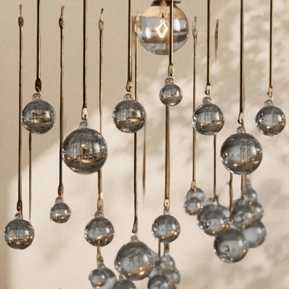 Aubrey Modern Crystal Ball 4 Tier Chandelier - Zelno Lighting