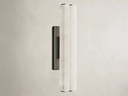 Audubam Alabaster Double Sconce - Zelno Lighting