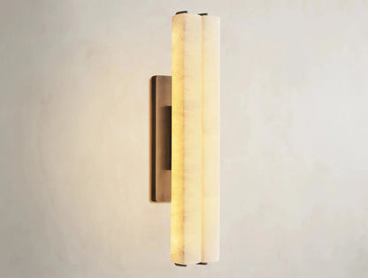 Audubam Alabaster Double Sconce - Zelno Lighting