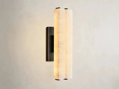 Audubam Alabaster Double Sconce - Zelno Lighting