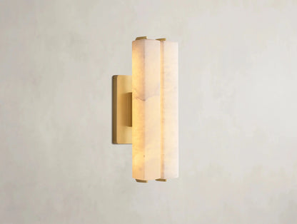 Audubam Alabaster Double Sconce - Zelno Lighting