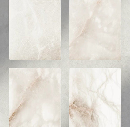 Audubam Alabaster Linear Chandelier 54" - Zelno Lighting