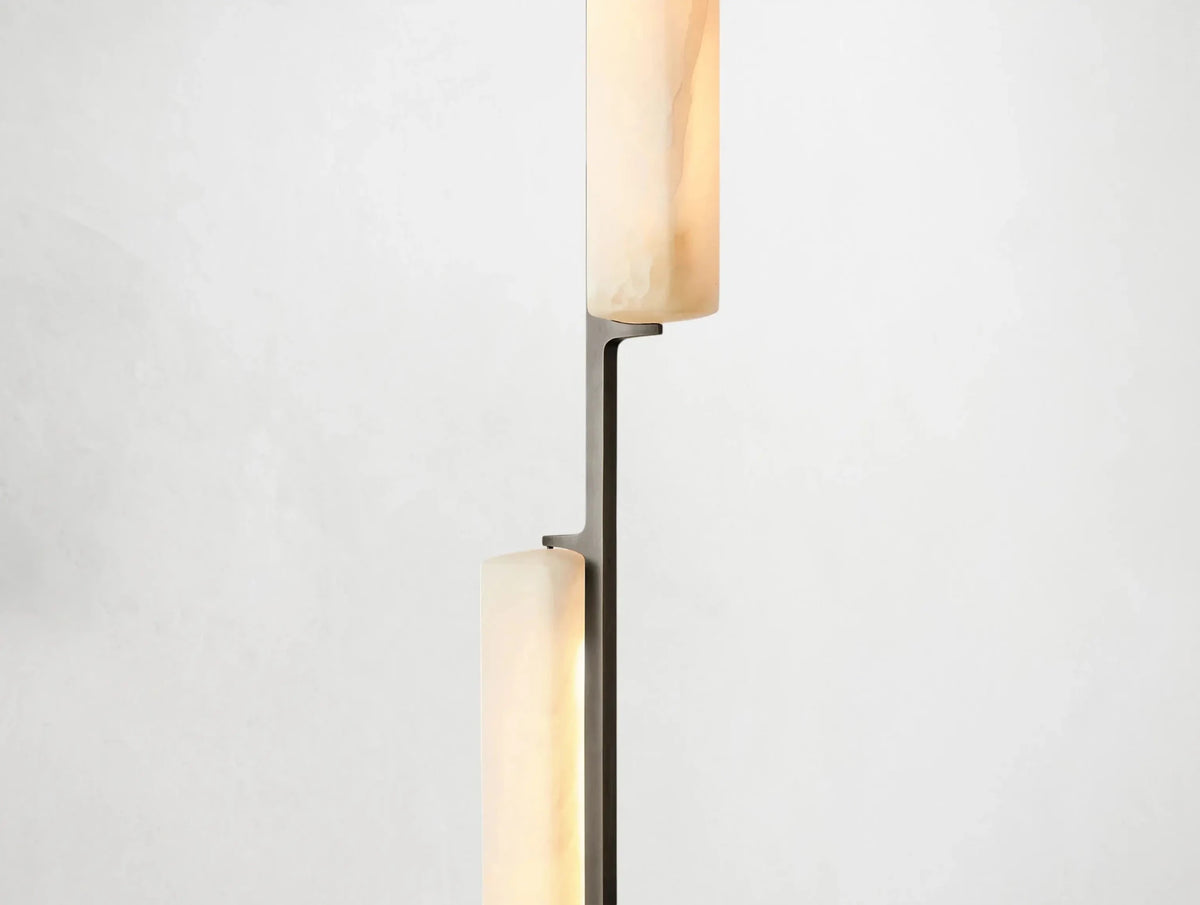 Audubam Alabaster Linear Chandelier - Zelno Lighting