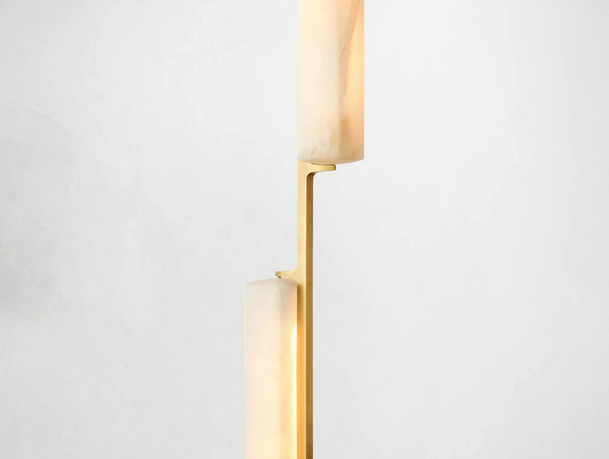 Audubam Alabaster Linear Chandelier - Zelno Lighting