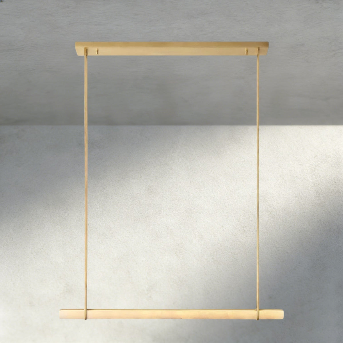Audubam Alabaster Single Bar Linear Chandelier - Zelno Lighting