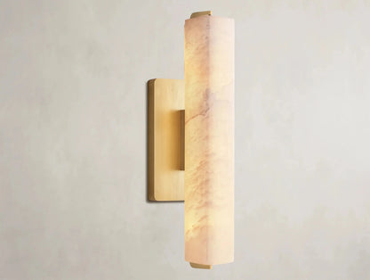 Audubam Alabaster Single Sconce - Zelno Lighting