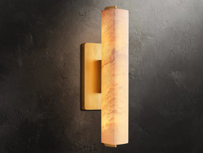 Audubam Alabaster Single Sconce - Zelno Lighting