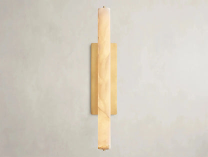 Audubam Alabaster Single Sconce - Zelno Lighting