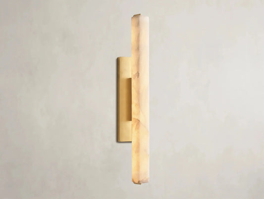 Audubam Alabaster Single Sconce - Zelno Lighting