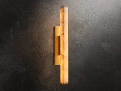 Audubam Alabaster Single Sconce - Zelno Lighting