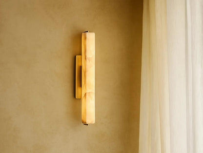 Audubam Alabaster Single Sconce - Zelno Lighting