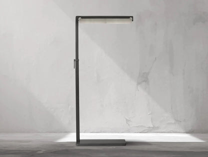 Audubam Alabaster Task Floor Lamp - Zelno Lighting