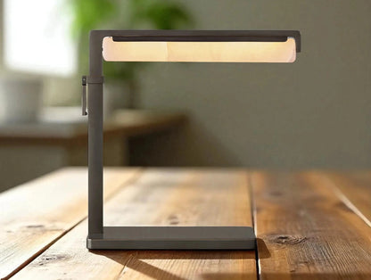 Audubam Alabaster Task Table Lamp - Zelno Lighting