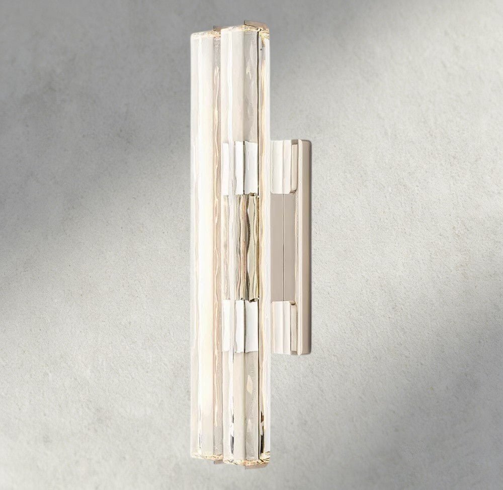 Audubam Crystal Double Sconce - Zelno Lighting