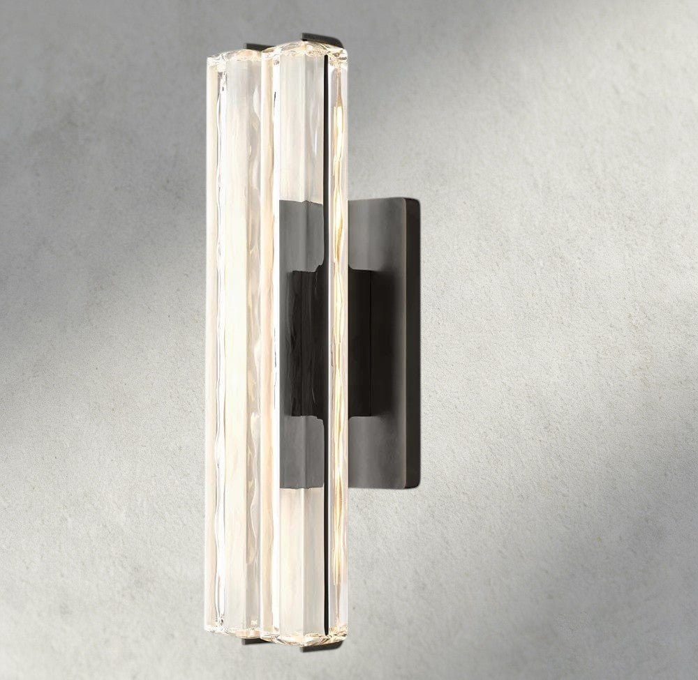 Audubam Crystal Double Sconce - Zelno Lighting