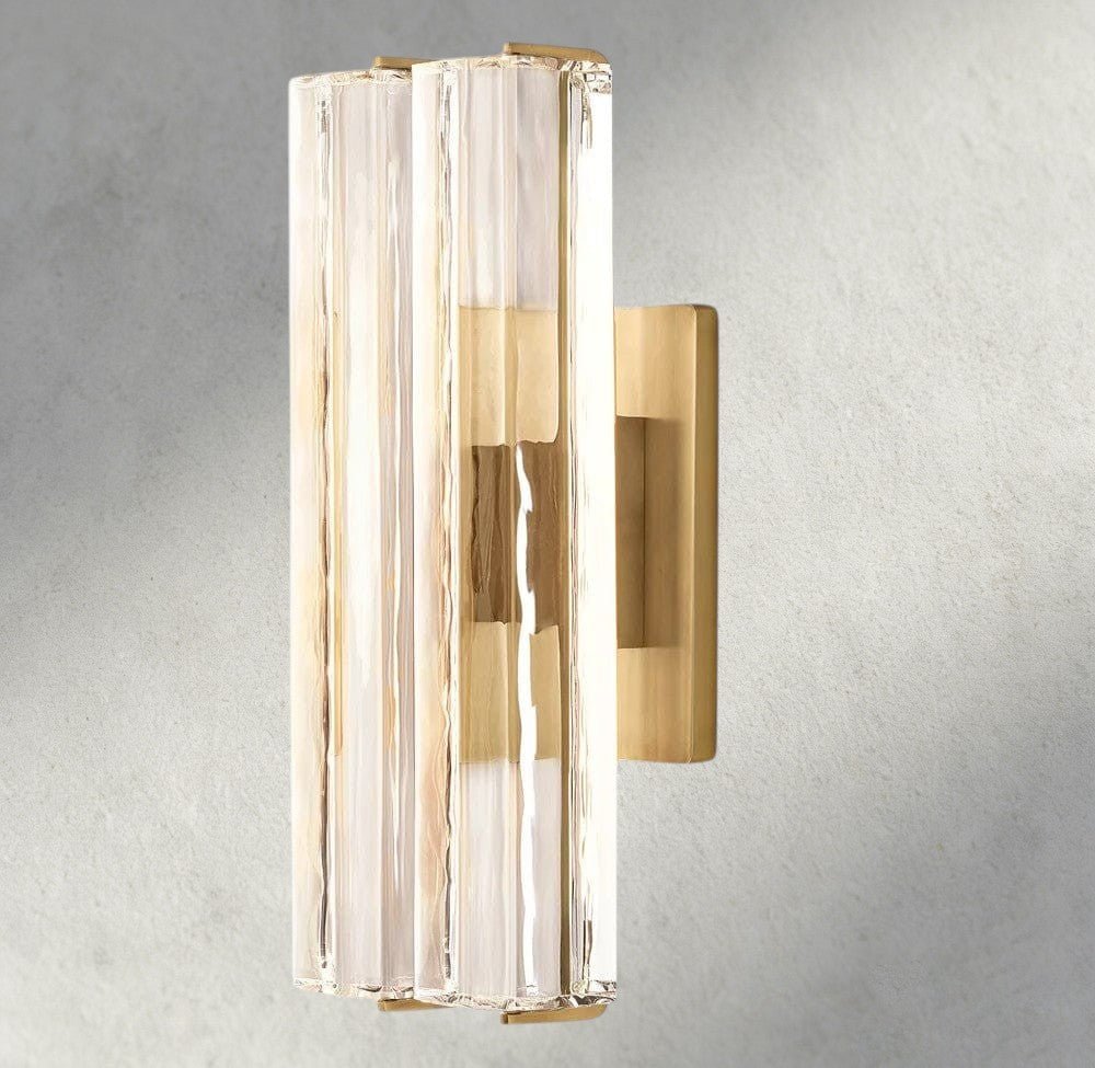 Audubam Crystal Double Sconce - Zelno Lighting