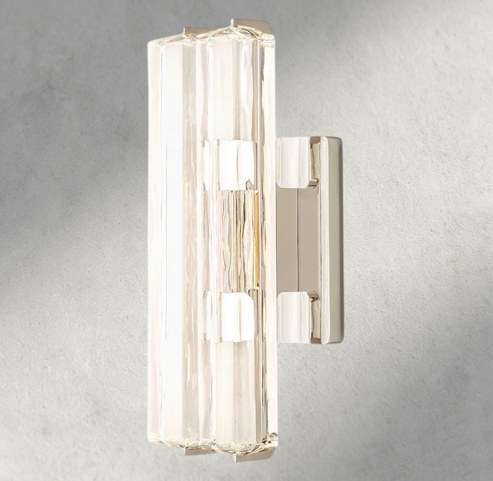 Audubam Crystal Double Sconce - Zelno Lighting