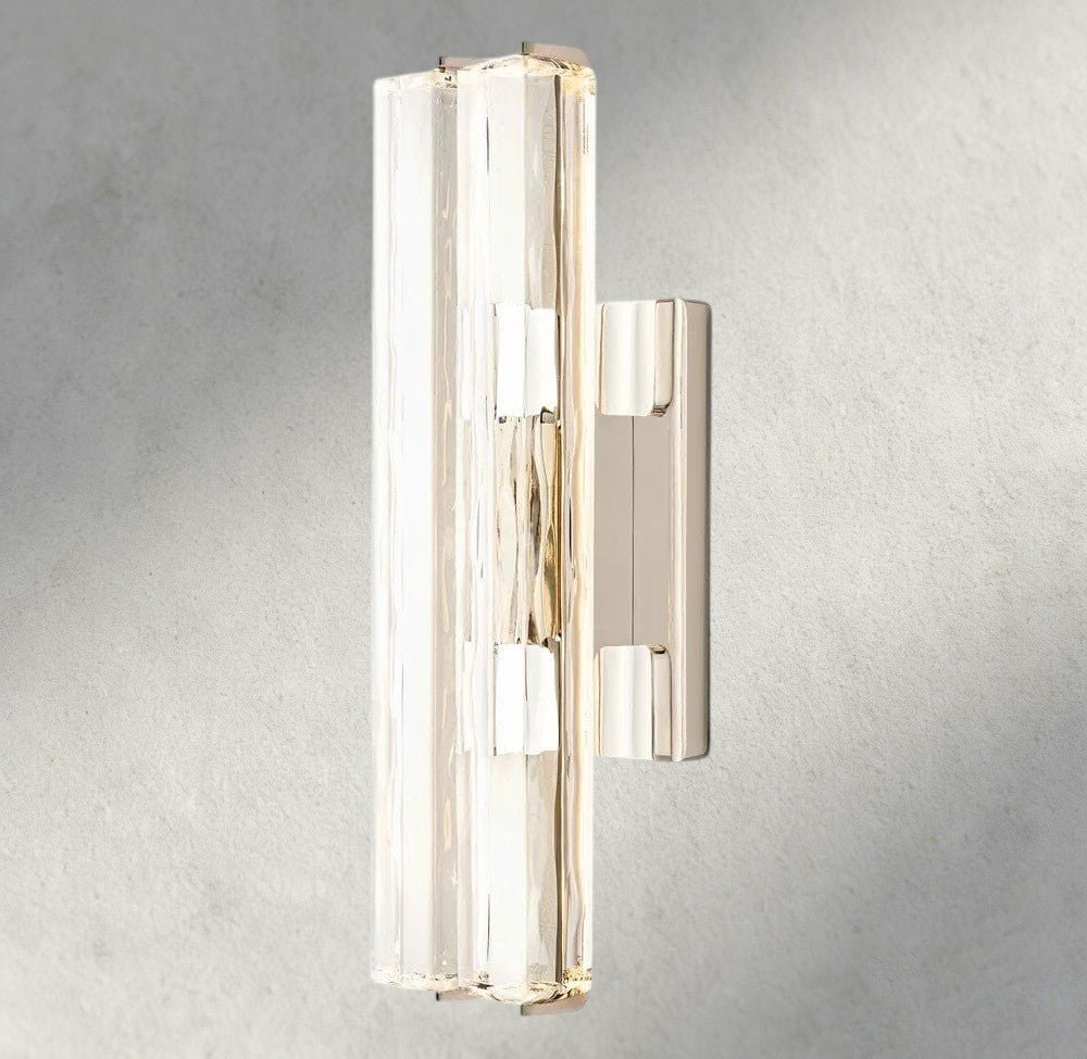 Audubam Crystal Double Sconce - Zelno Lighting