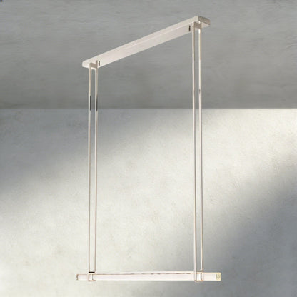 Audubam Crystal Linear Single Bar Chandelier - Zelno Lighting