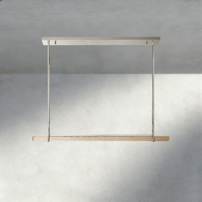 Audubam Crystal Linear Single Bar Chandelier - Zelno Lighting