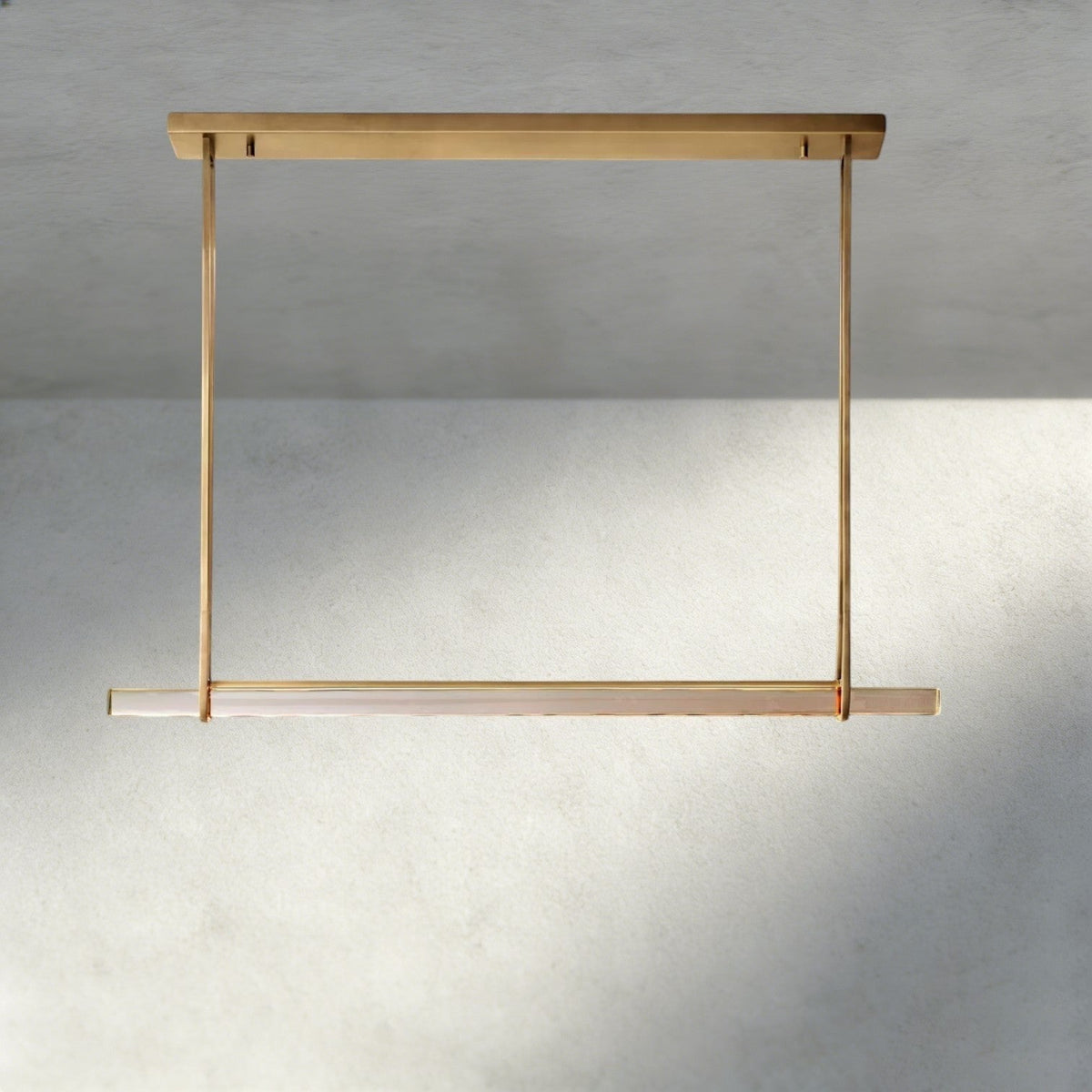 Audubam Crystal Linear Single Bar Chandelier - Zelno Lighting